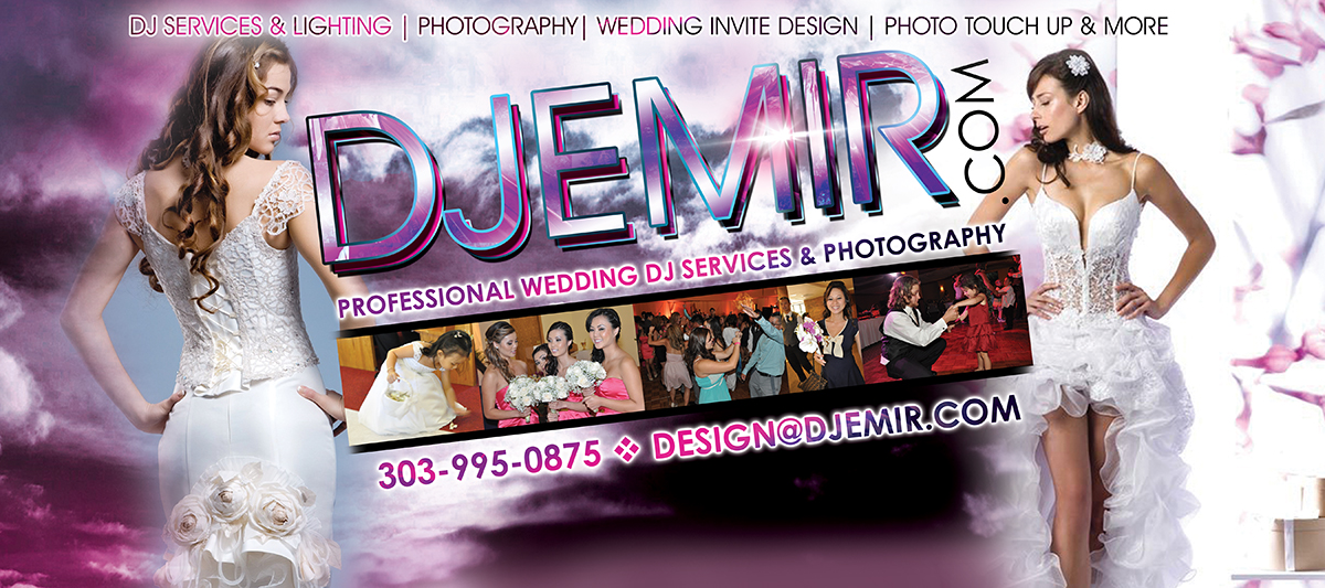 Wedding DJ Banner Design for DJ Emir