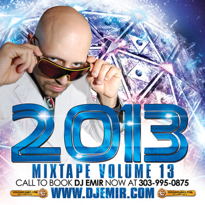 DJ Emir 2013 Mixtape Logo and CD Cover Design