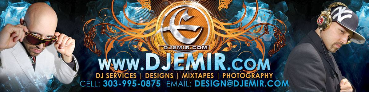 DJ Emir Santana Mixtapes Designs Photography DJs Denver New York