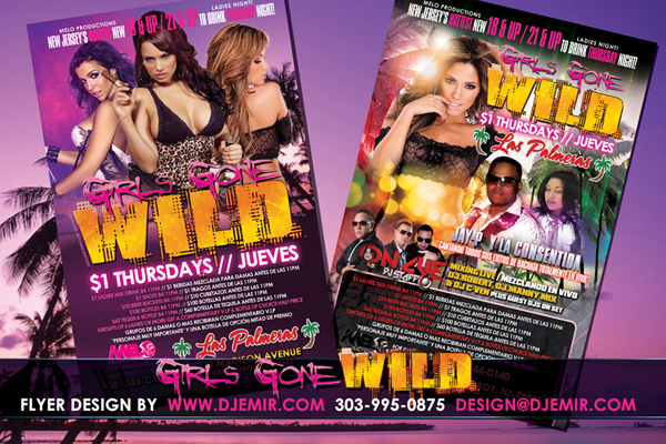 Amazing Flyer Designs Girls Gone Wild Thursdays New Jersey