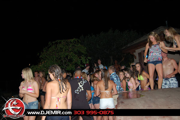 Epic Back to School Mansion Pool Party Parker Colorado at Pradera w DJ Emir