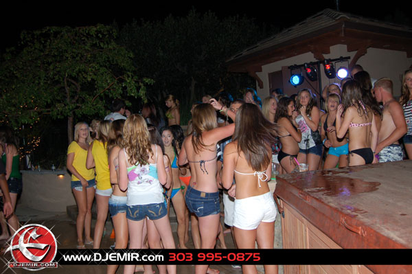 Epic Back to School Mansion Pool Party Parker Colorado at Pradera w DJ Emir