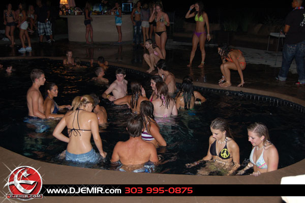 Epic Back to School Mansion Pool Party Parker Colorado at Pradera w DJ Emir